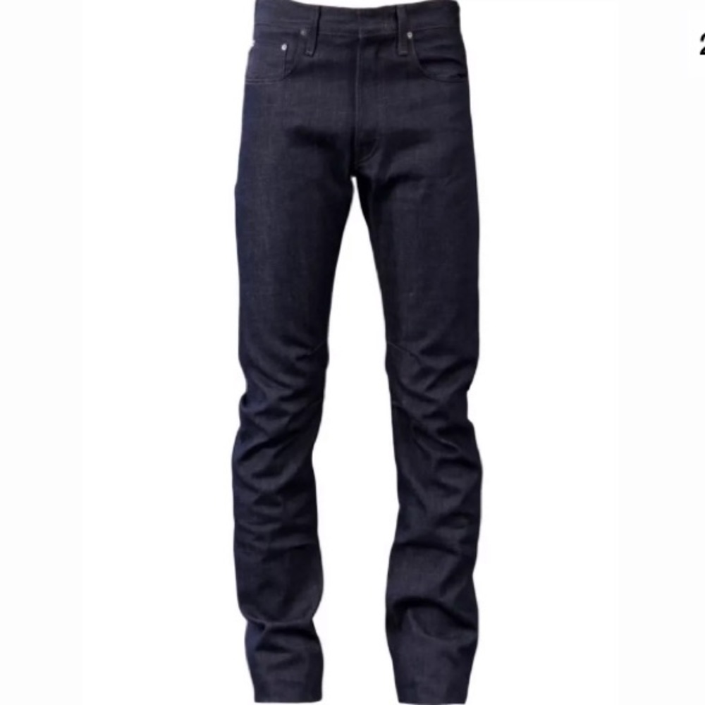 Siki Im Slim Raw Dark Blue Selvedge Mens Jeans 28